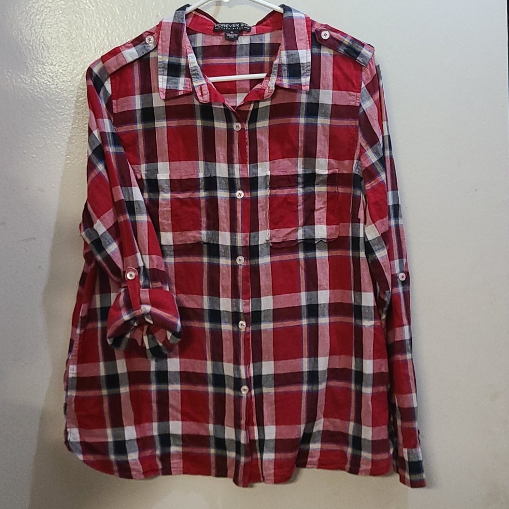 Forever 21 Flannel Size XL